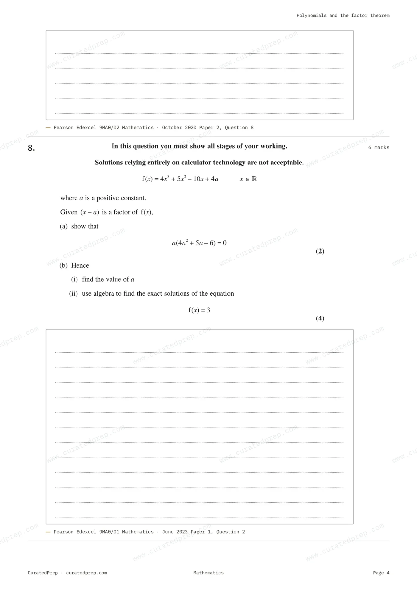 Worksheet, page 4