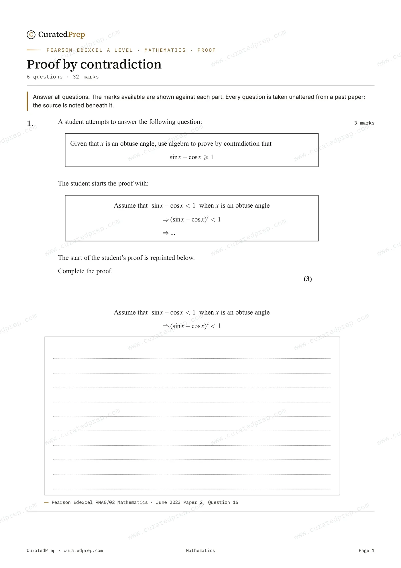 Worksheet, page 1