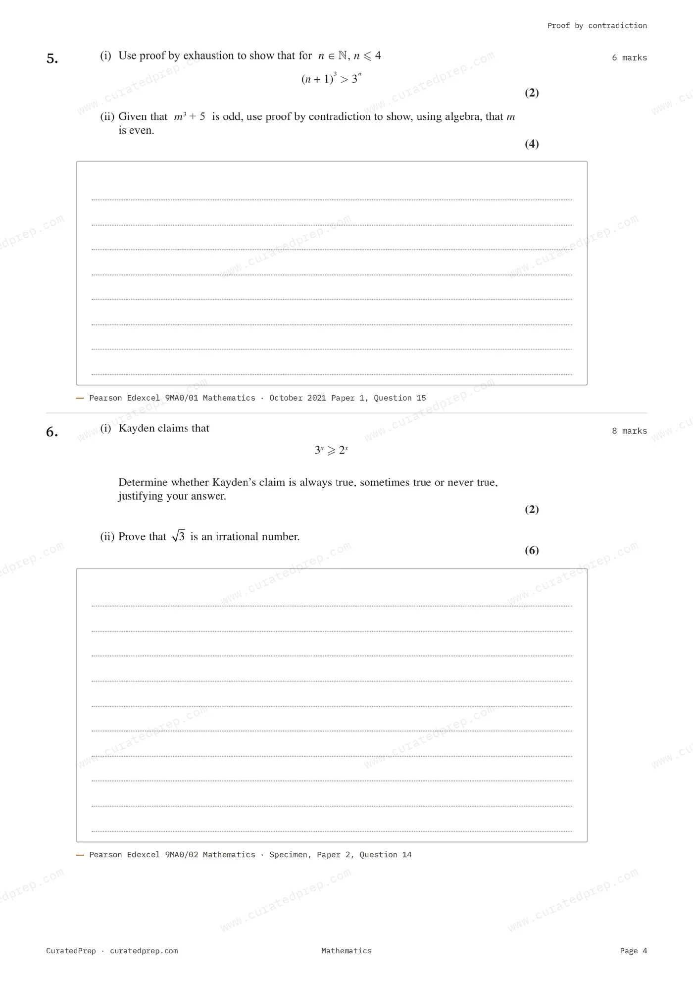 Worksheet, page 4