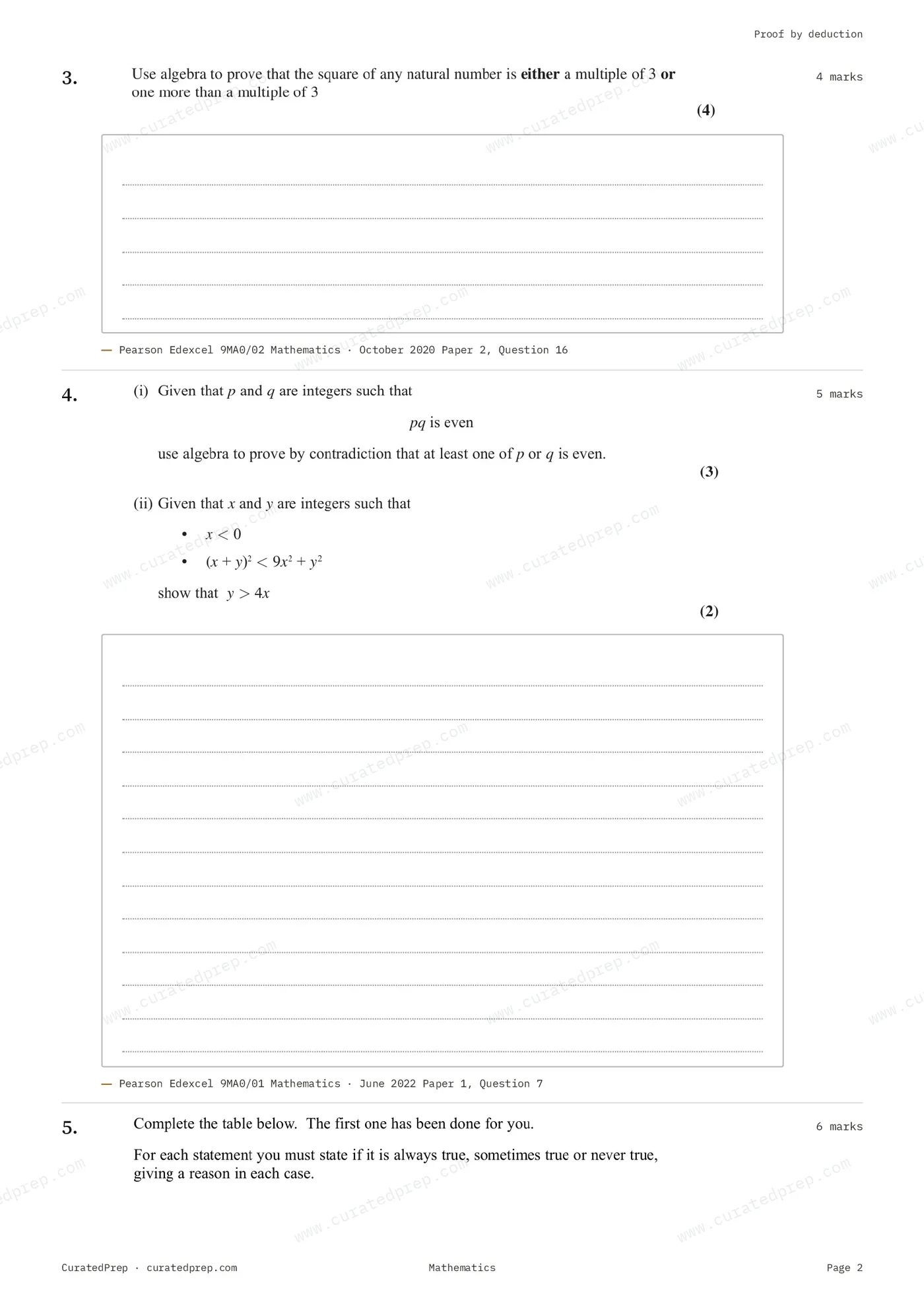 Worksheet, page 2