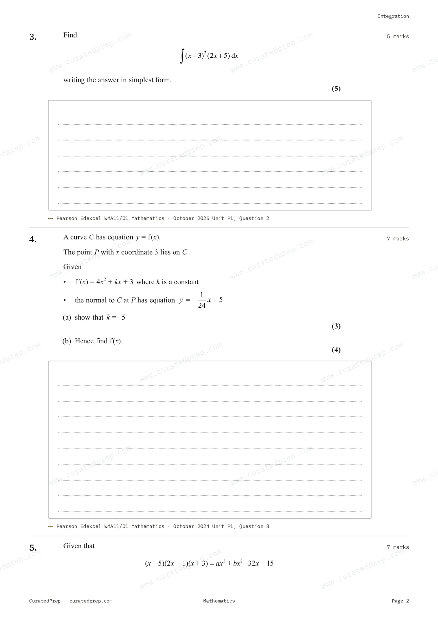 Worksheet, page 2