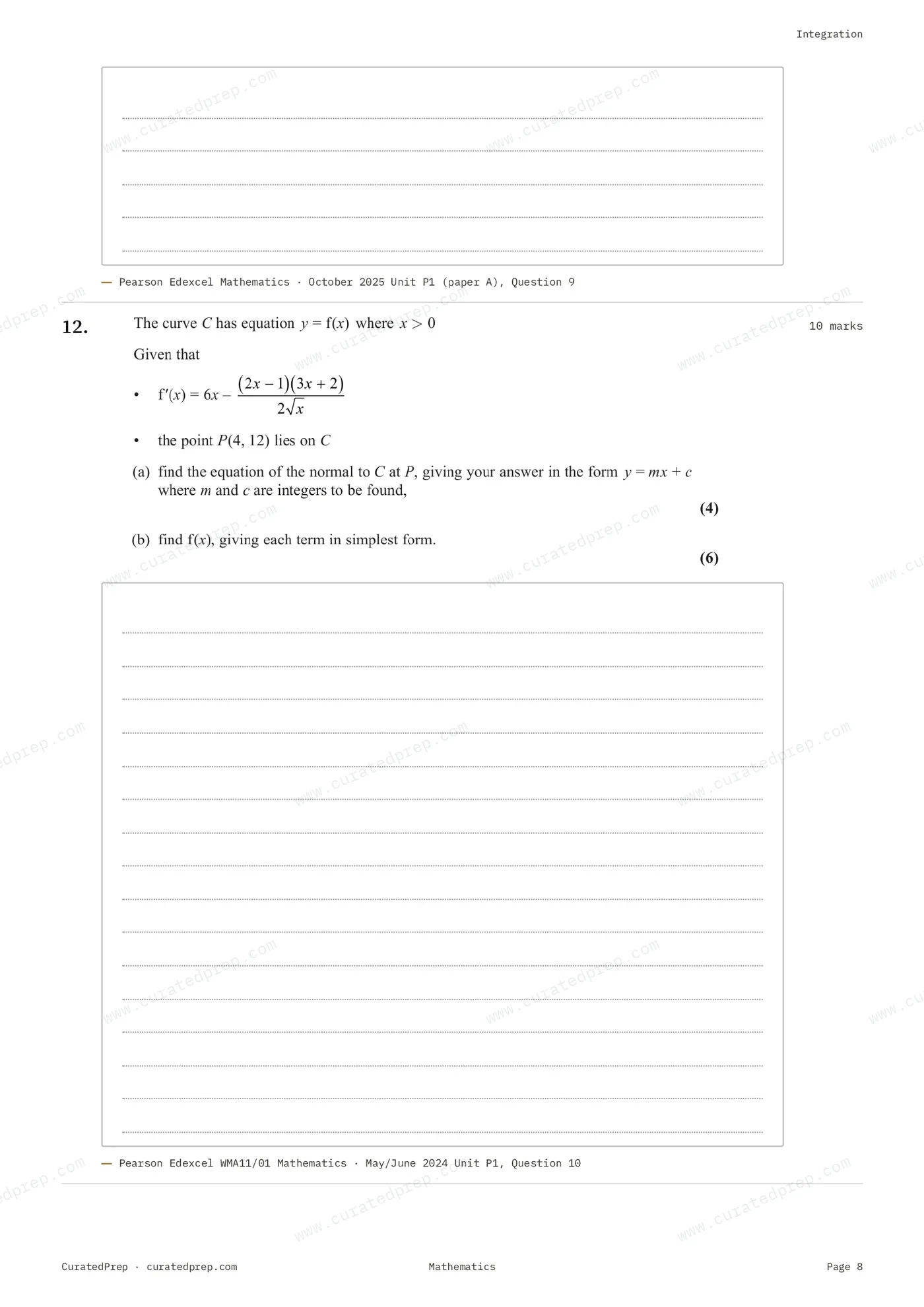 Worksheet, page 8
