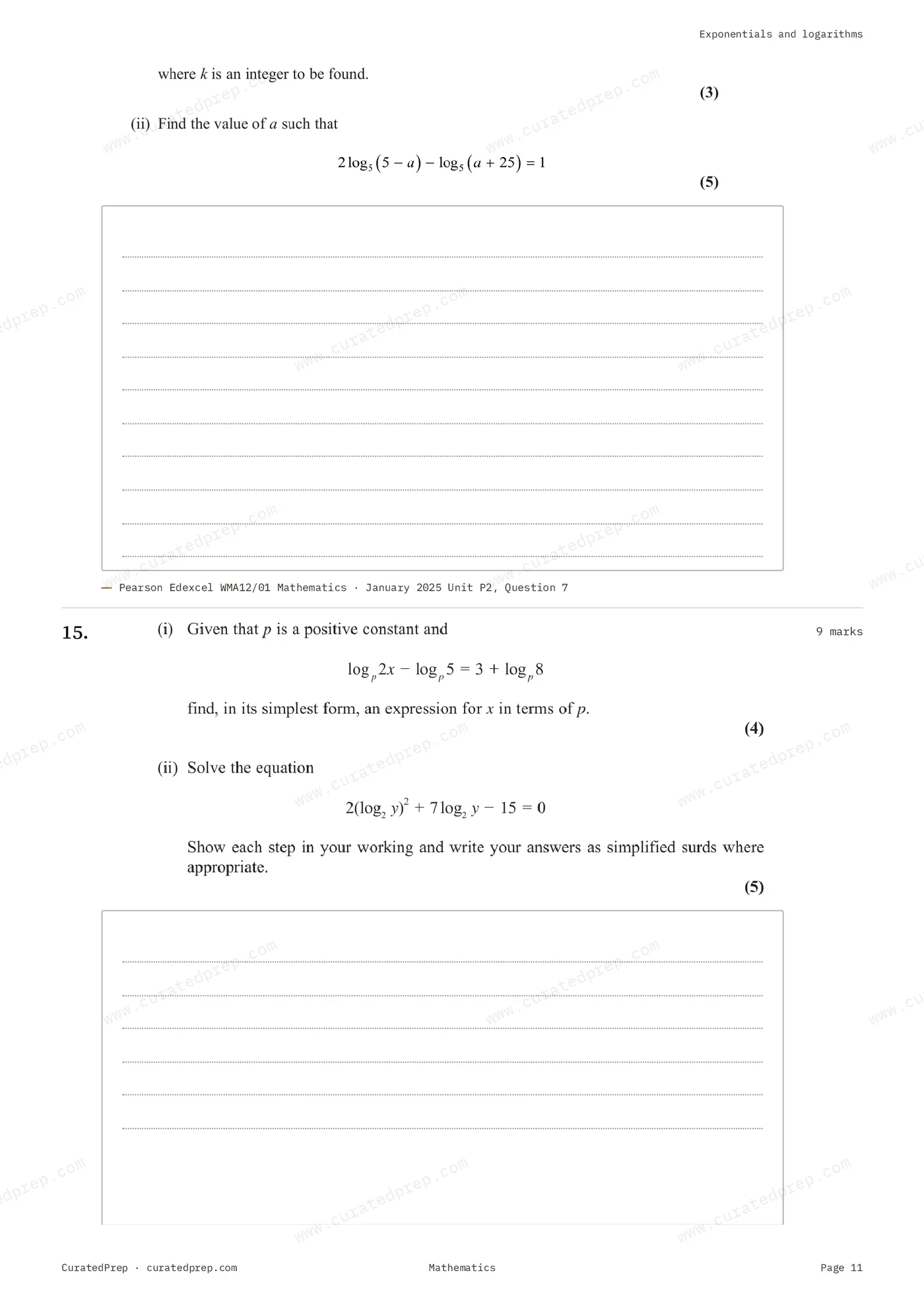 Worksheet, page 11