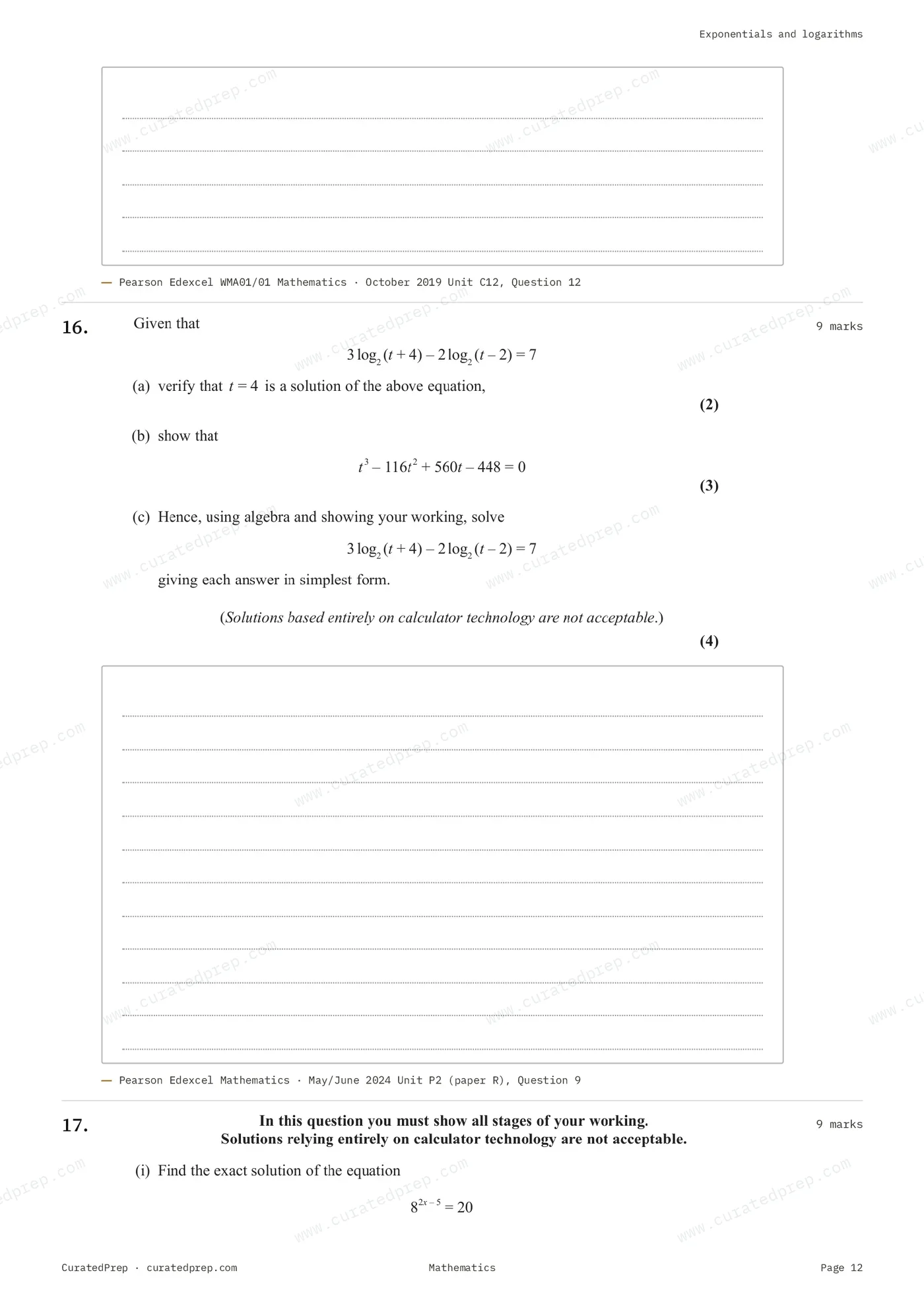 Worksheet, page 12