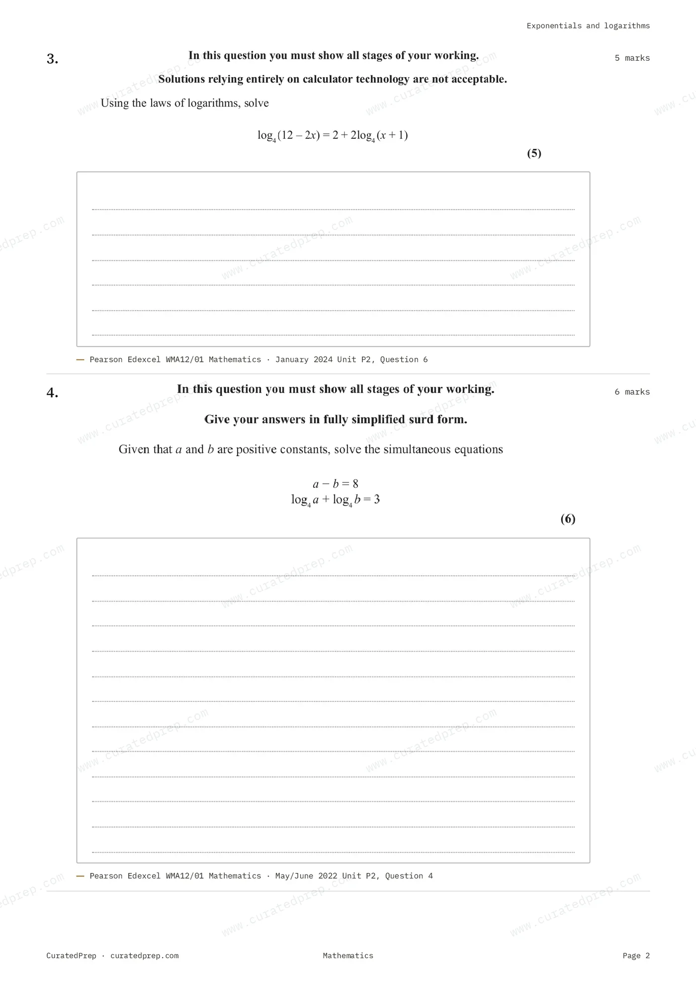 Worksheet, page 2