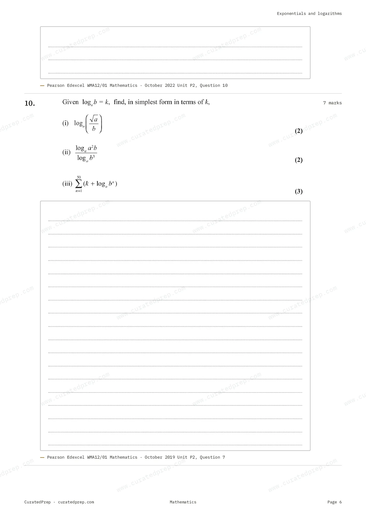 Worksheet, page 6