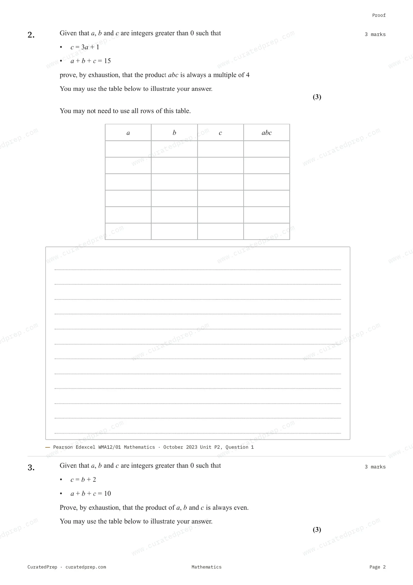 Worksheet, page 2