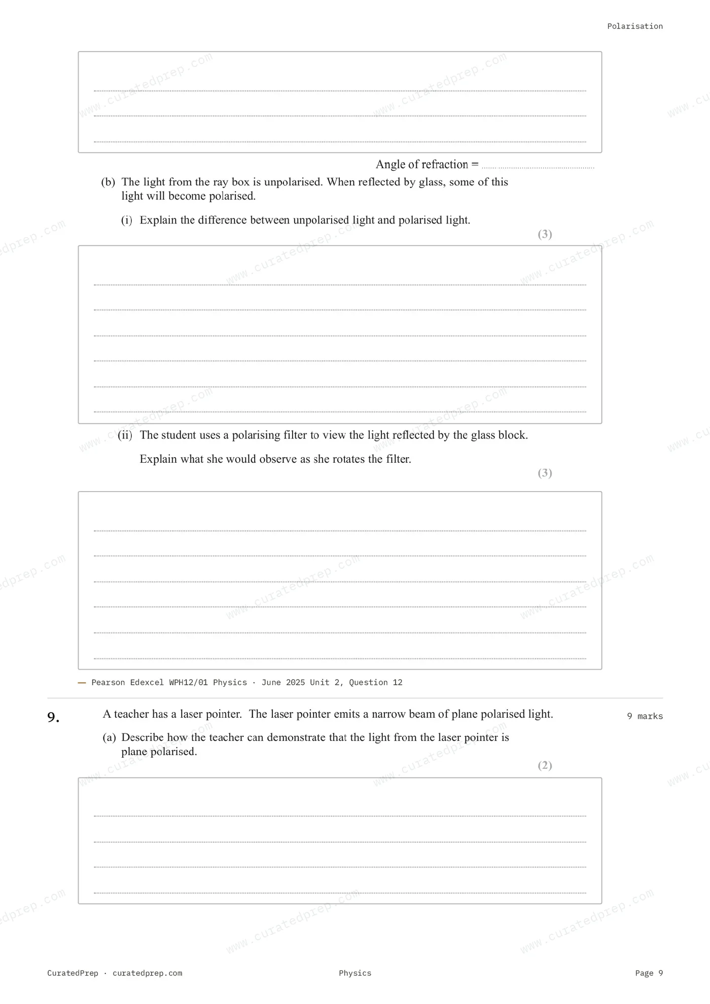 Worksheet, page 9