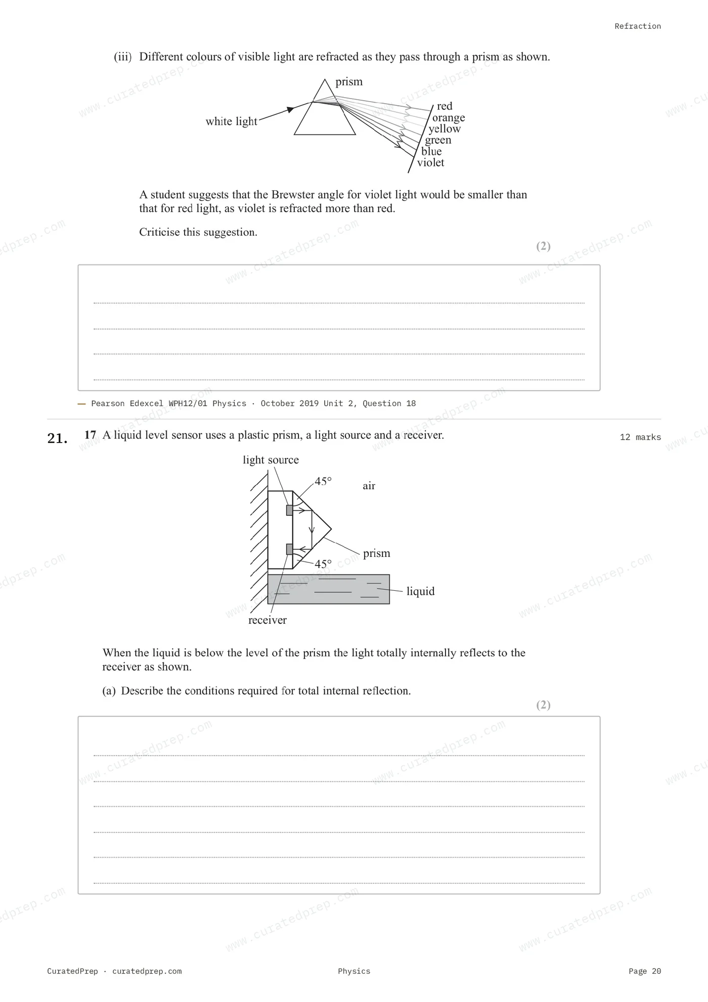 Worksheet, page 20