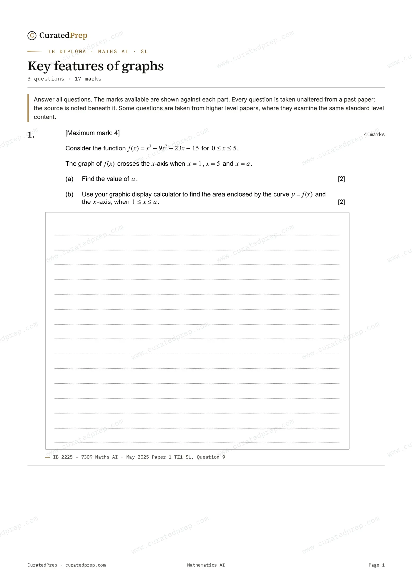 Worksheet, page 1