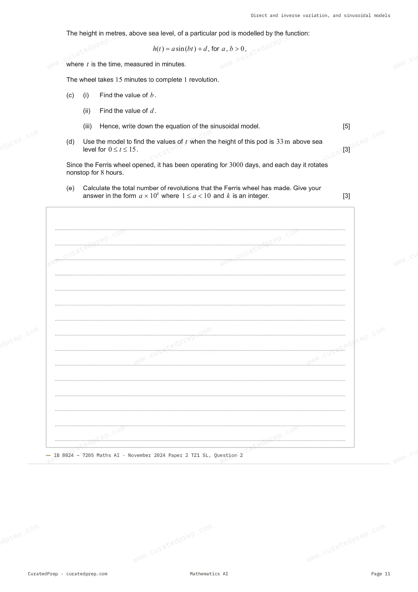 Worksheet, page 11