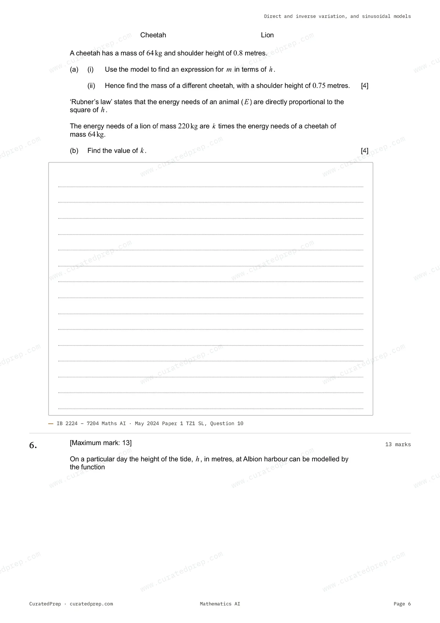 Worksheet, page 6