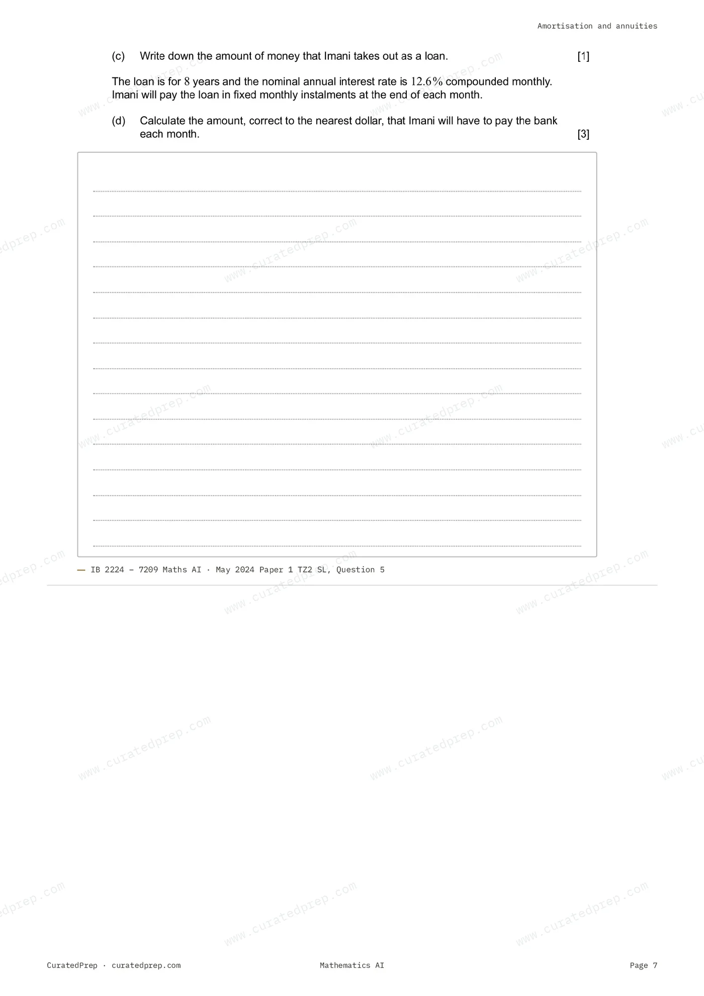 Worksheet, page 7