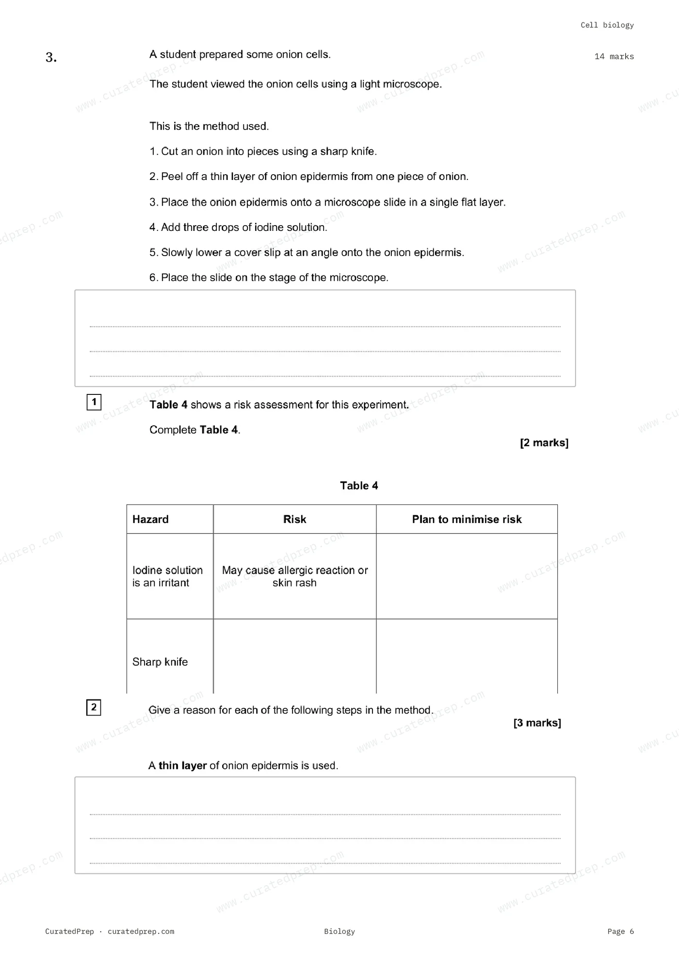 Worksheet, page 6