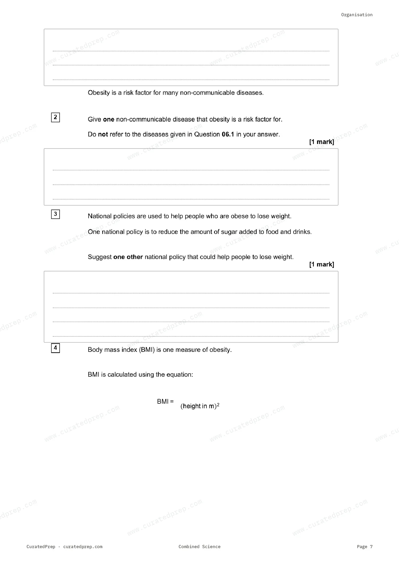 Worksheet, page 7