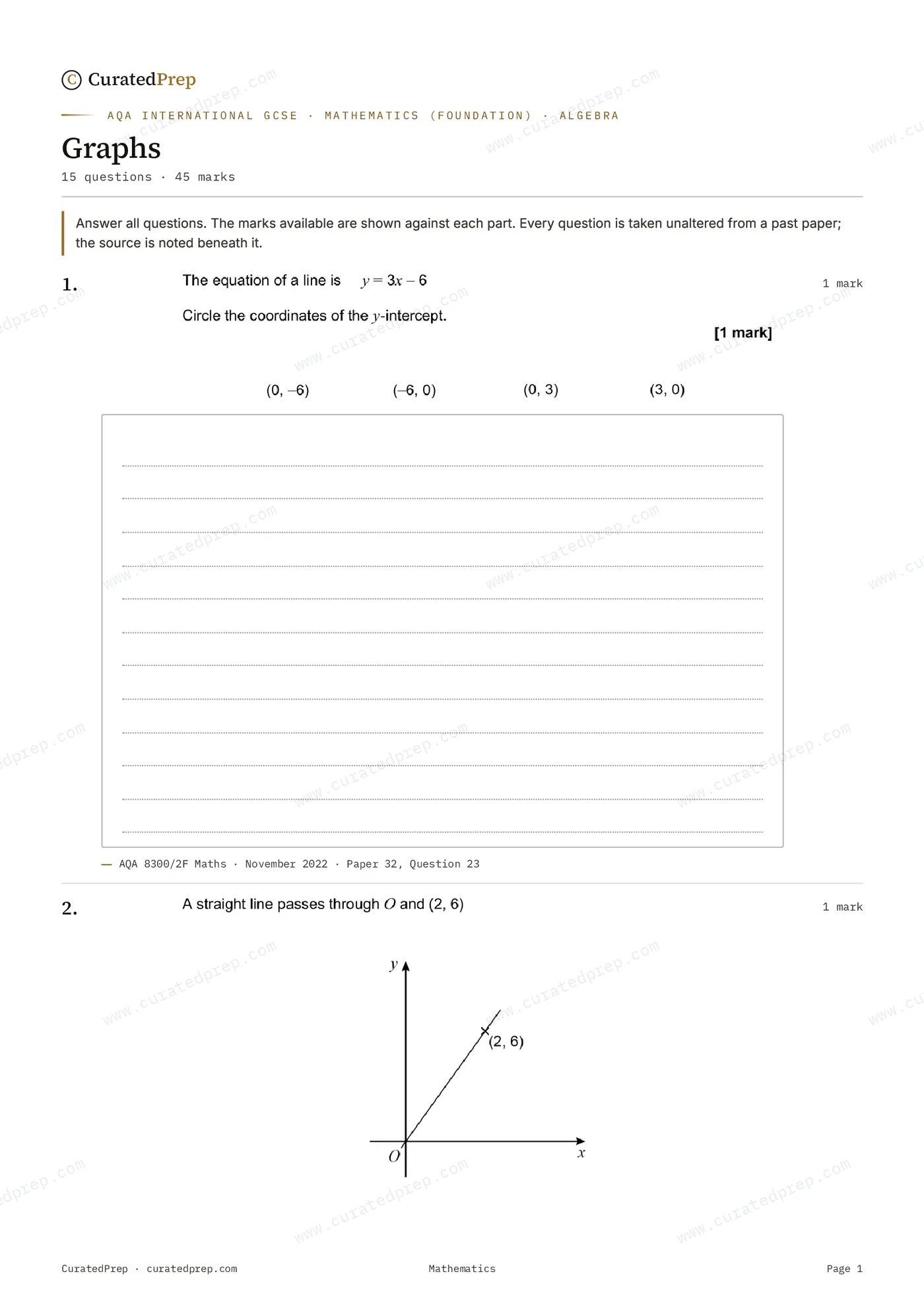 Worksheet, page 1