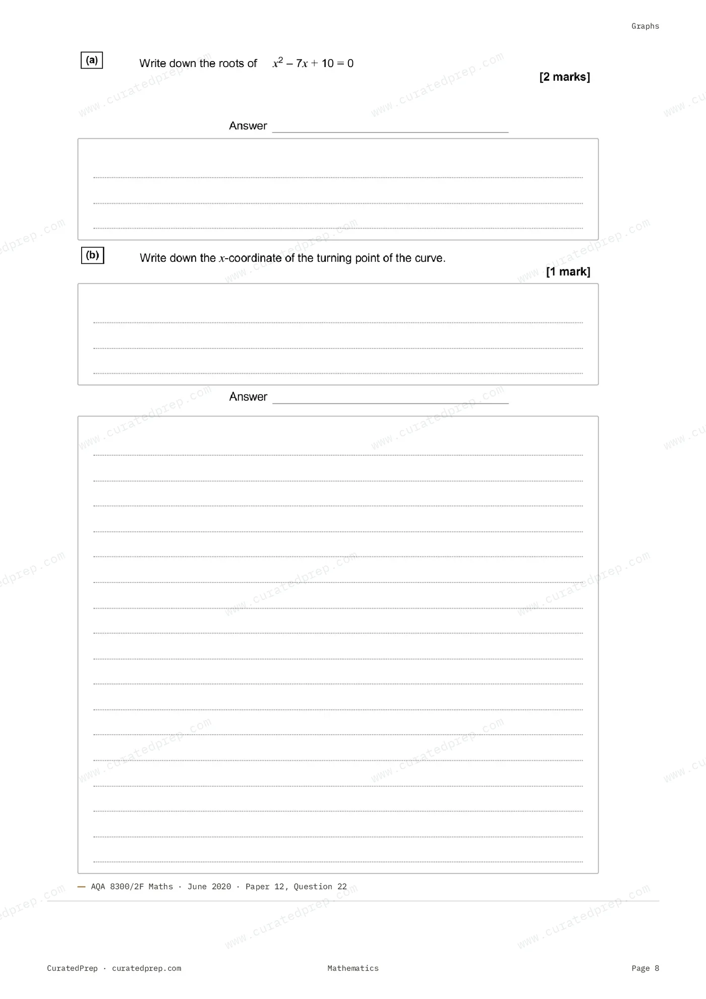 Worksheet, page 8