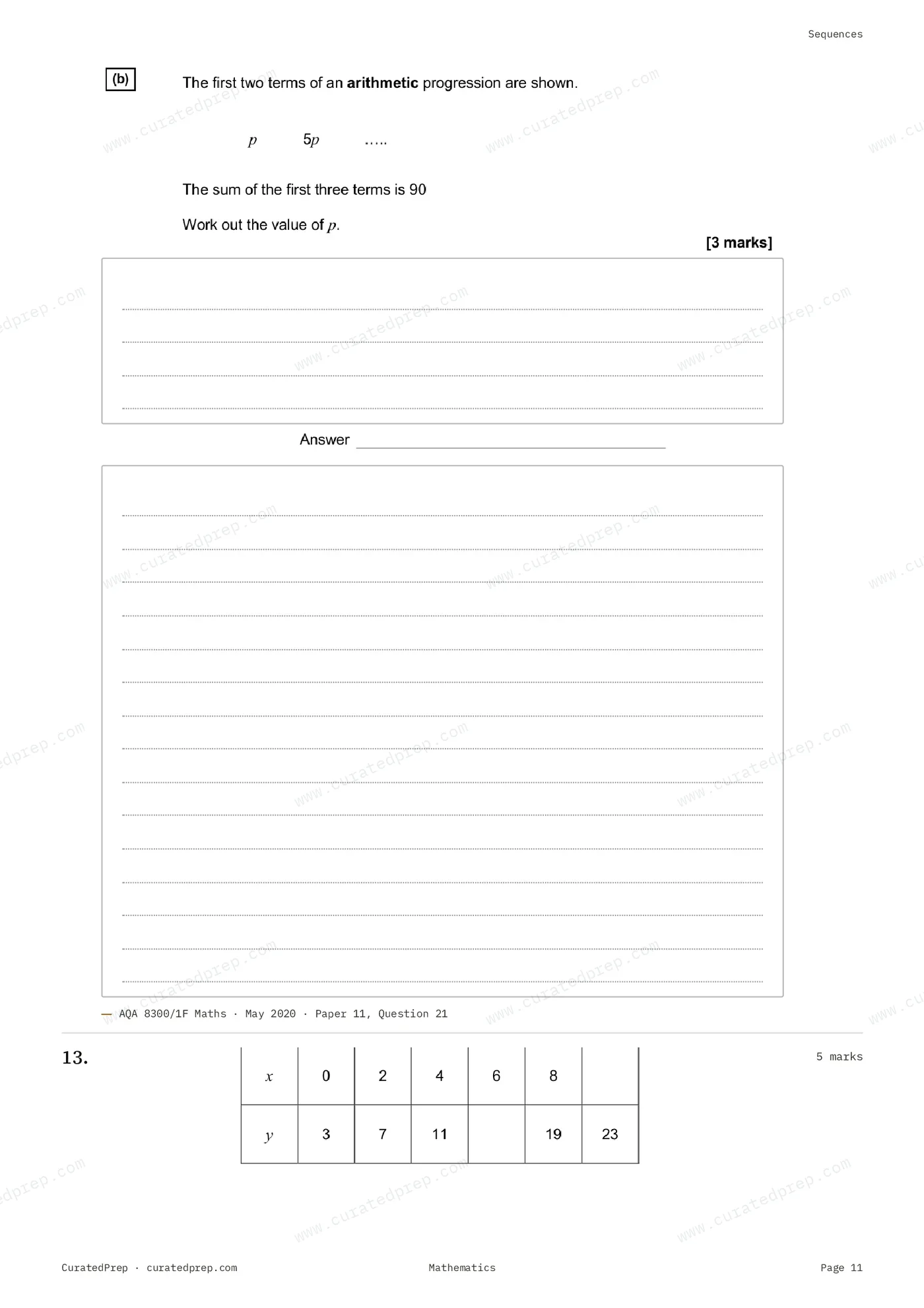 Worksheet, page 11