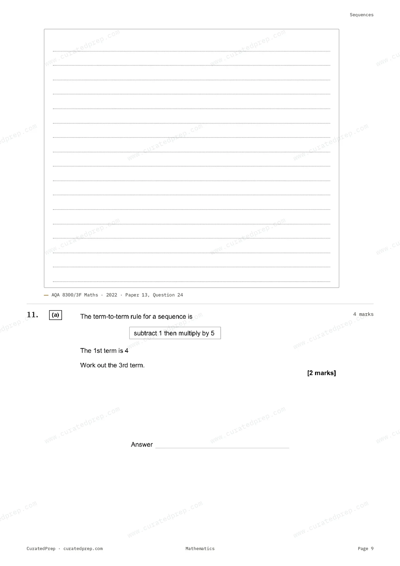 Worksheet, page 9