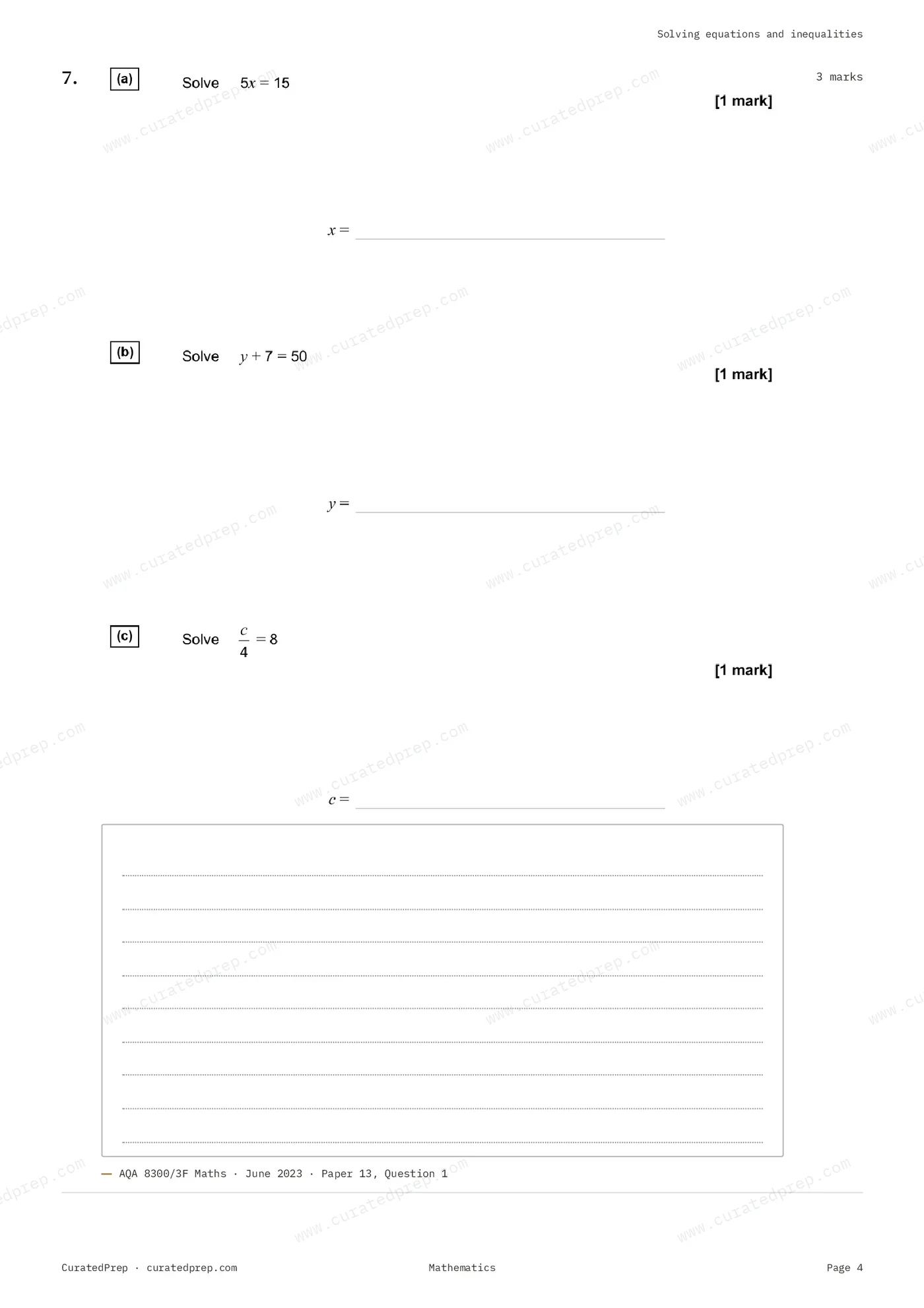 Worksheet, page 4