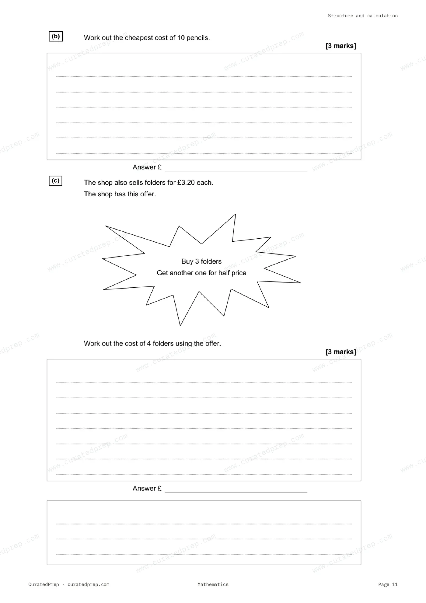 Worksheet, page 11