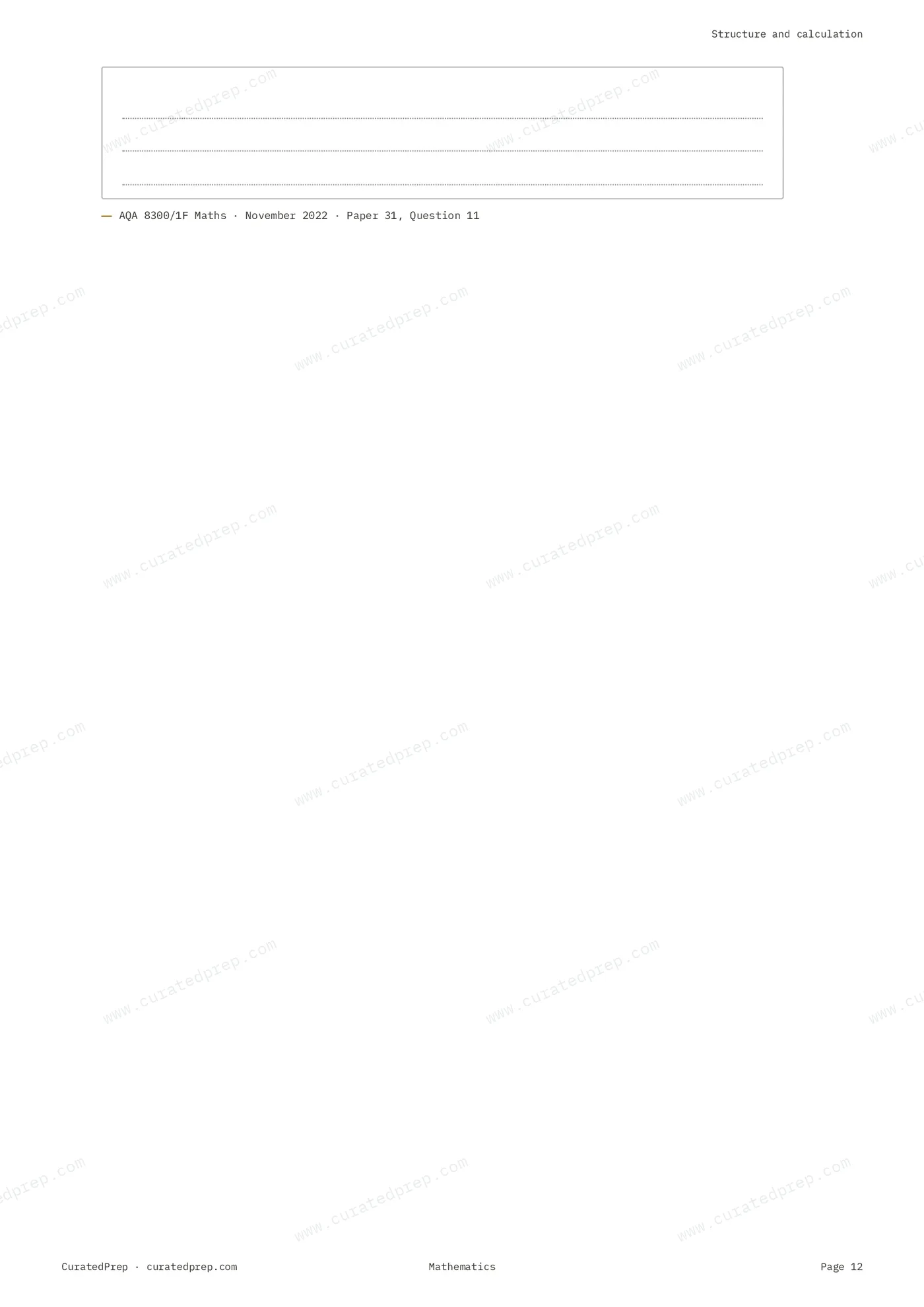 Worksheet, page 12