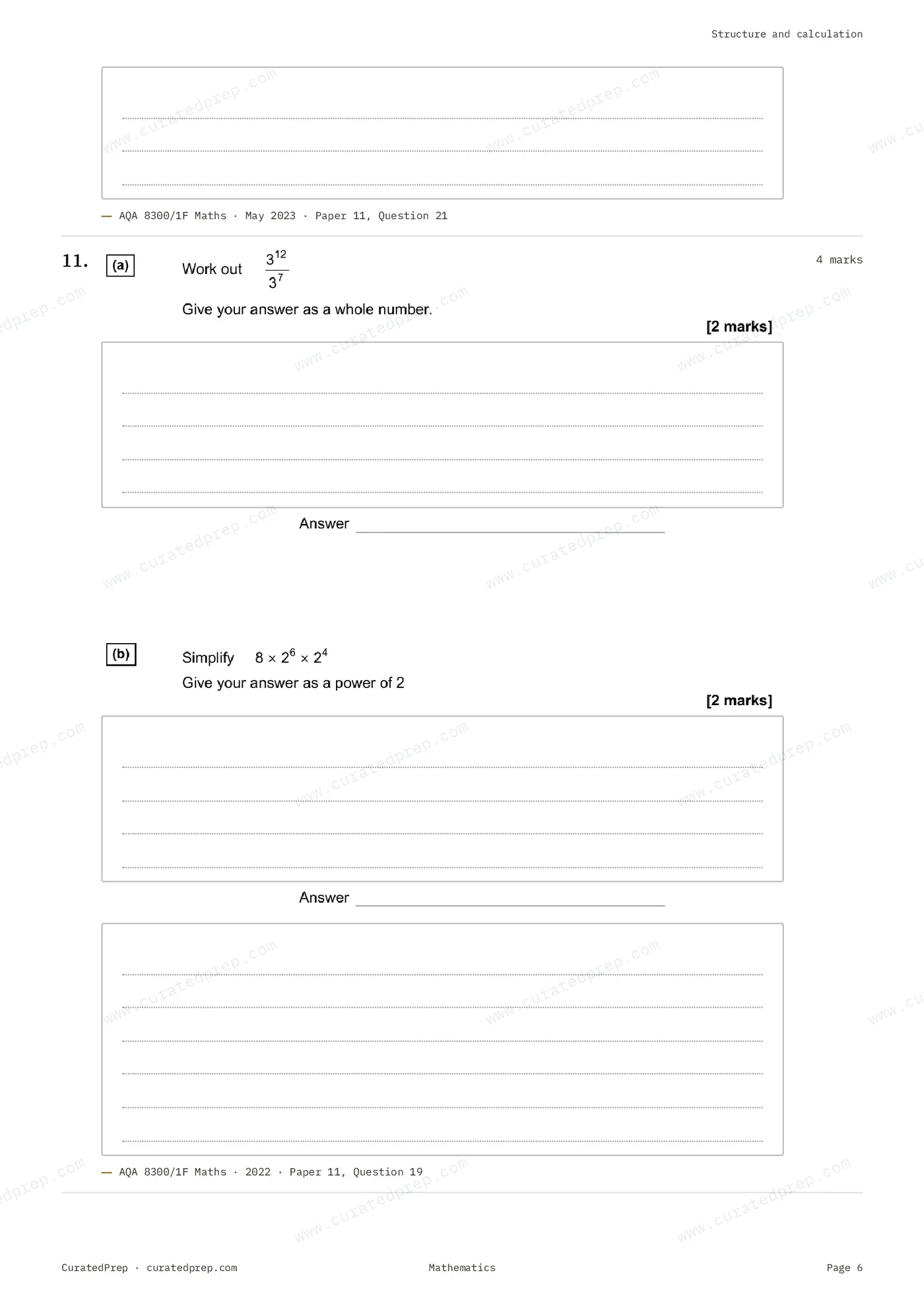 Worksheet, page 6