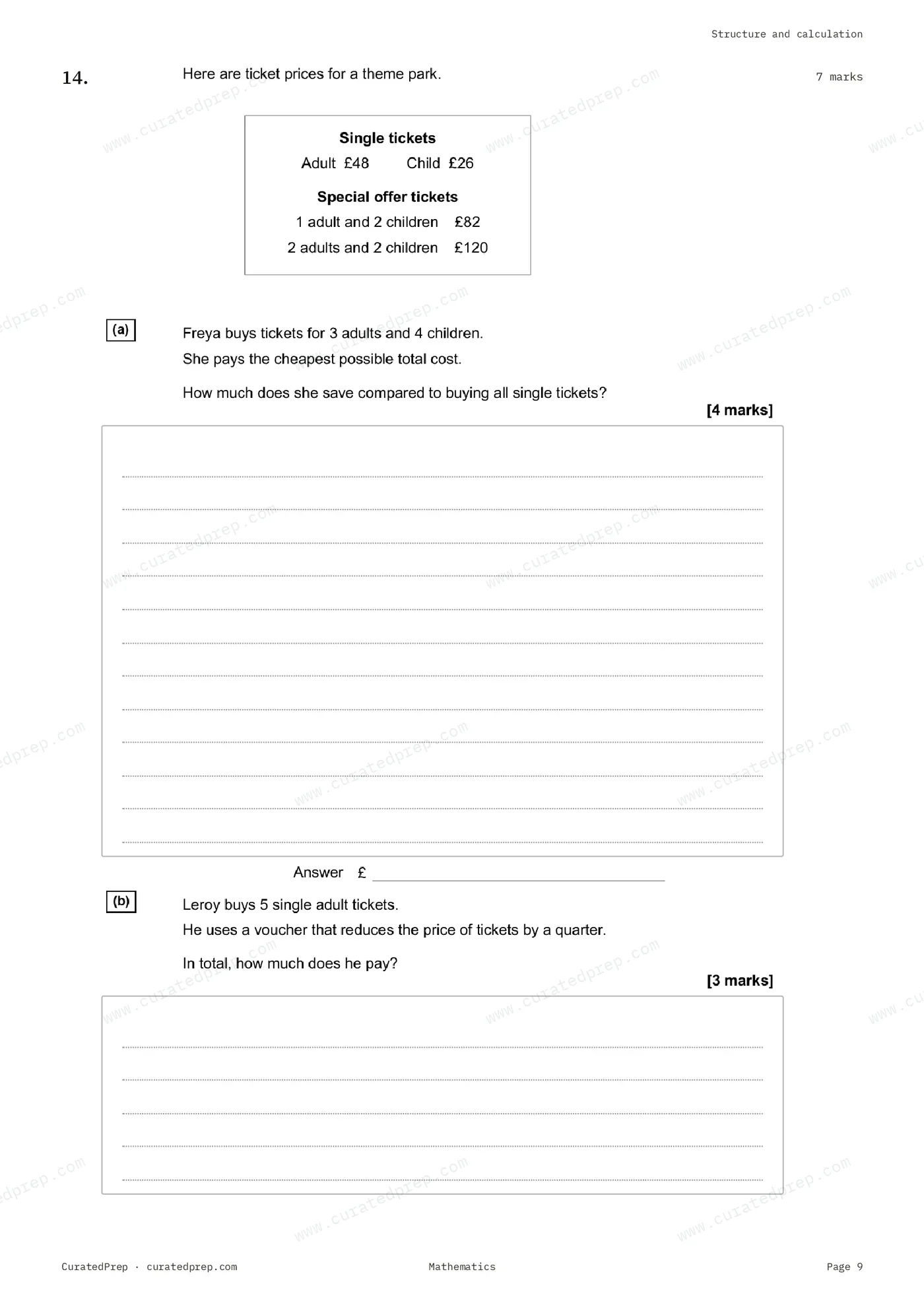 Worksheet, page 9
