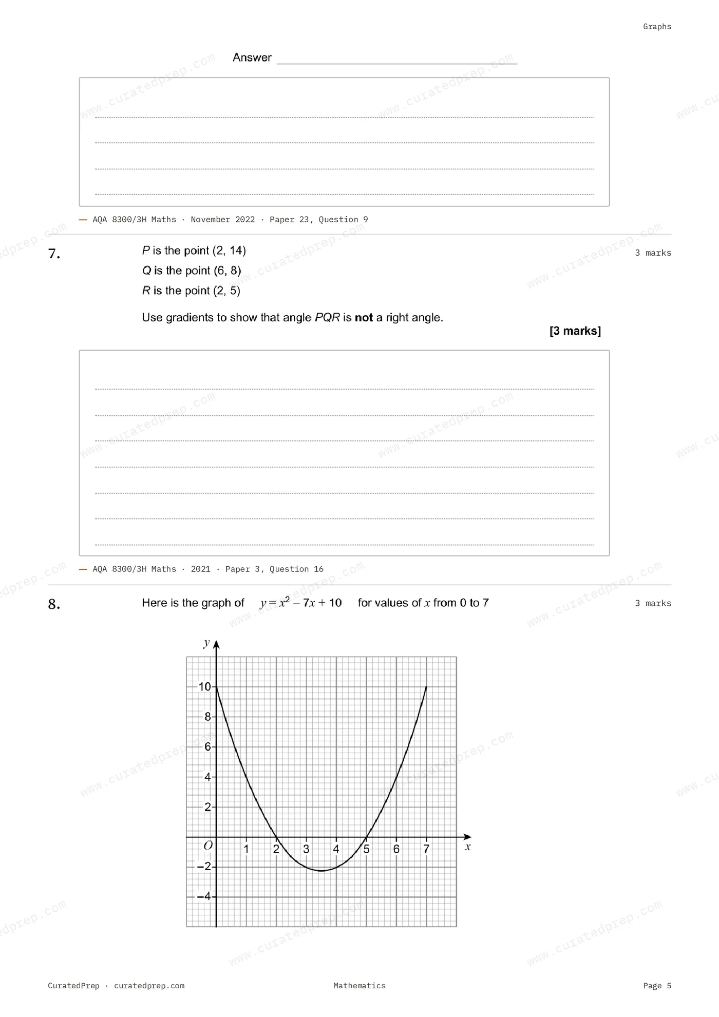 Worksheet, page 5