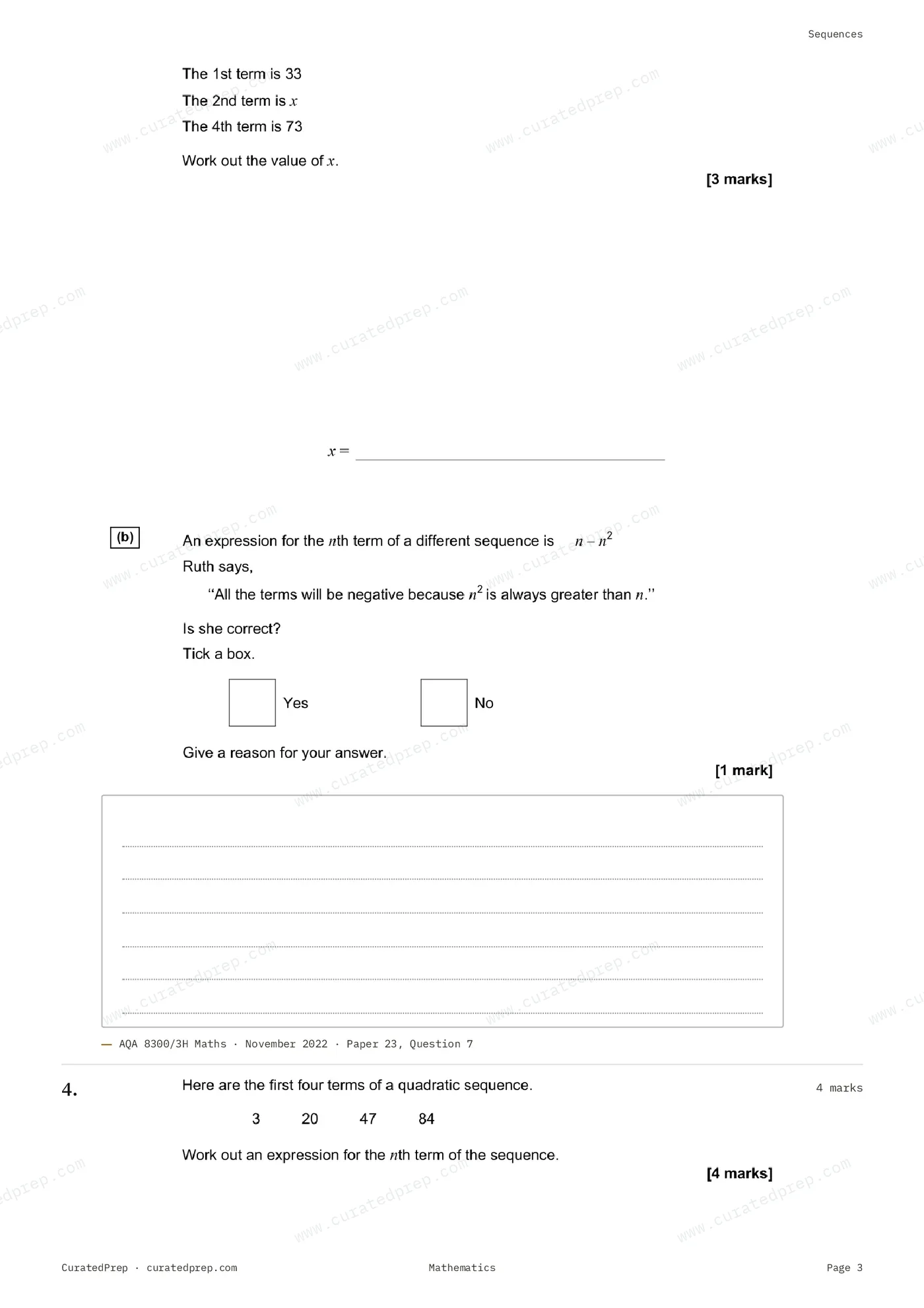Worksheet, page 3