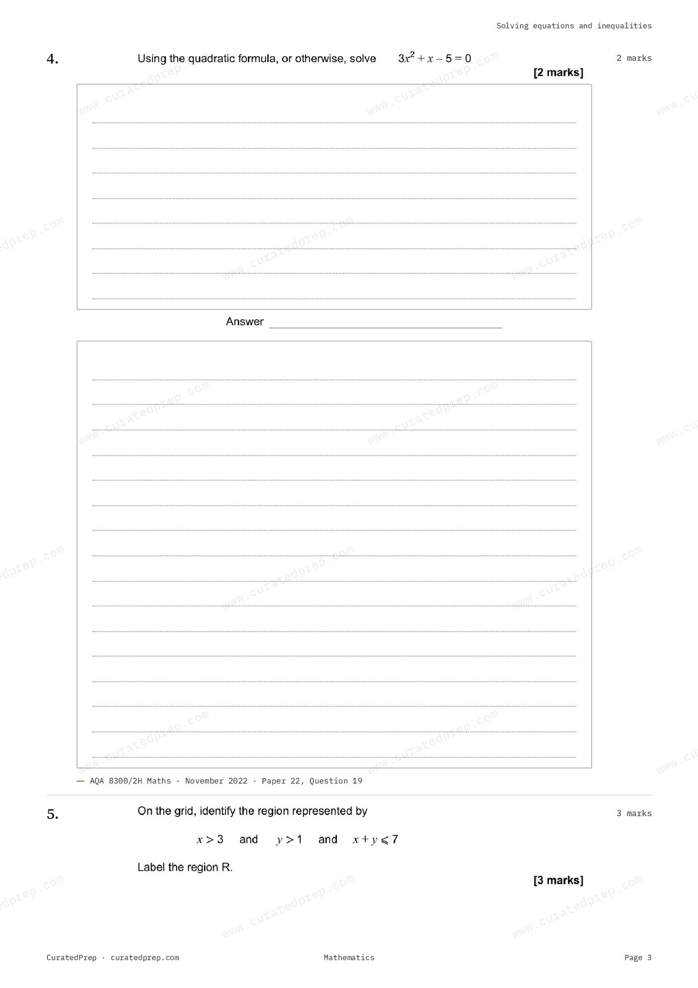 Worksheet, page 3