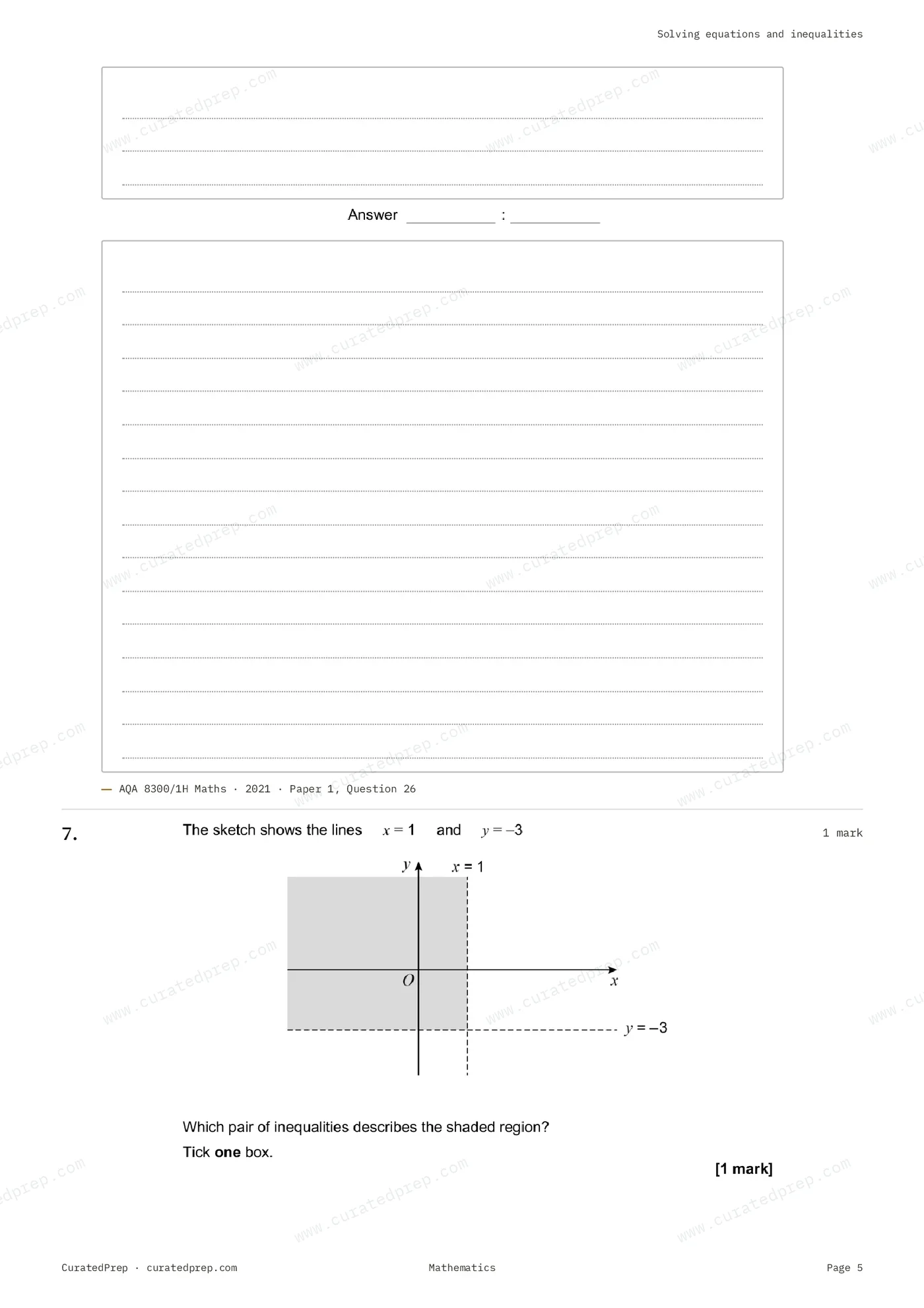 Worksheet, page 5