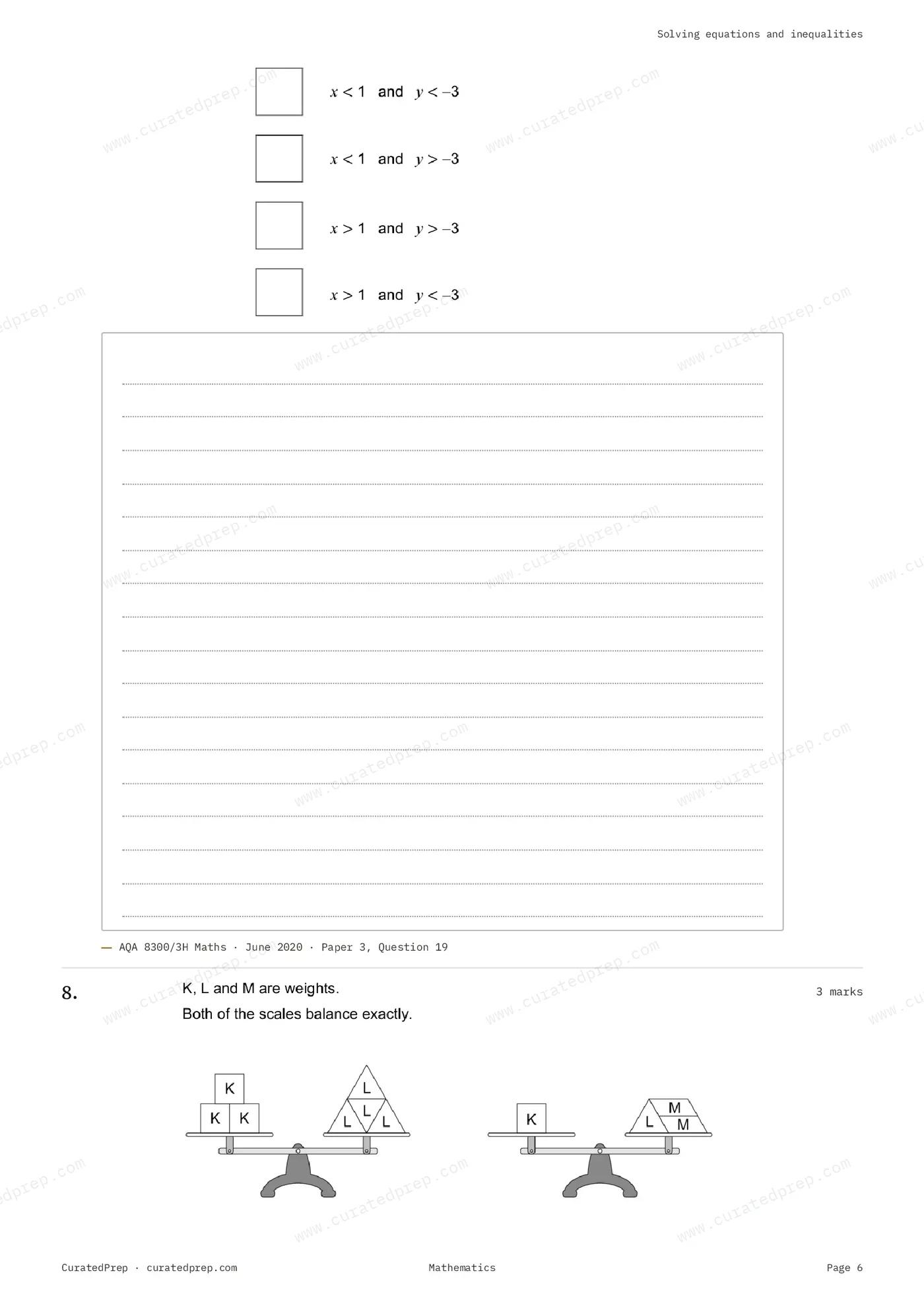 Worksheet, page 6