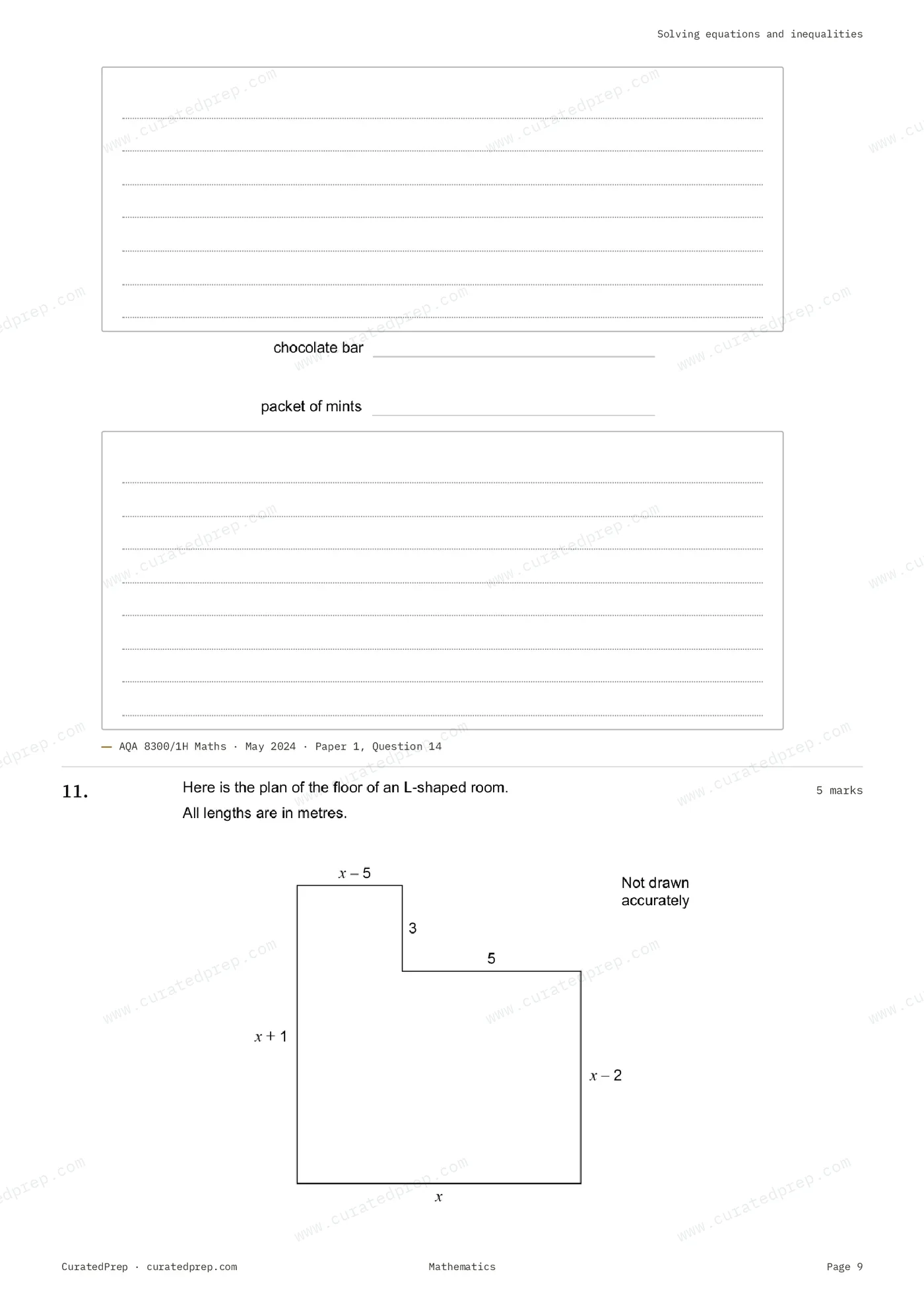 Worksheet, page 9