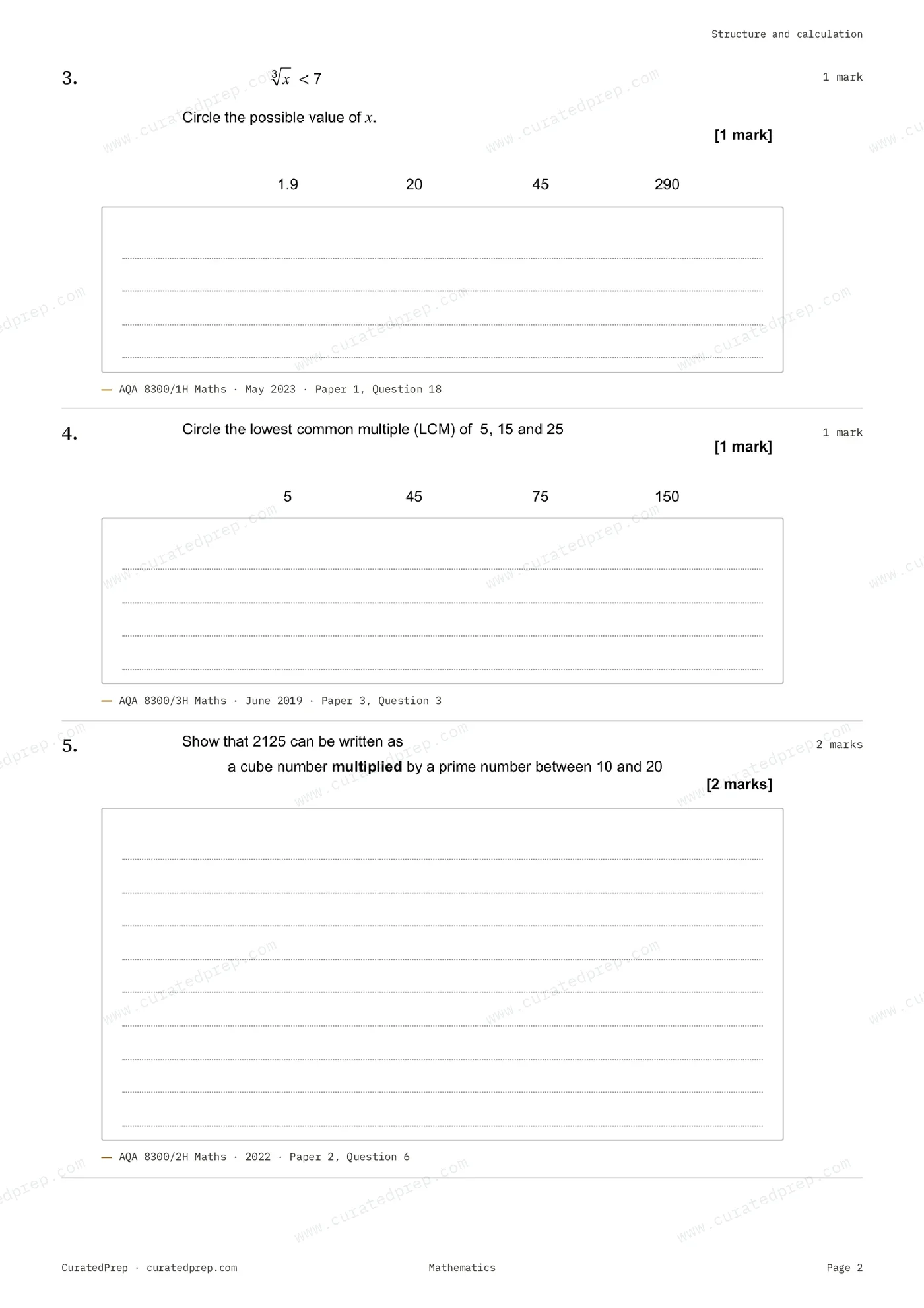 Worksheet, page 2