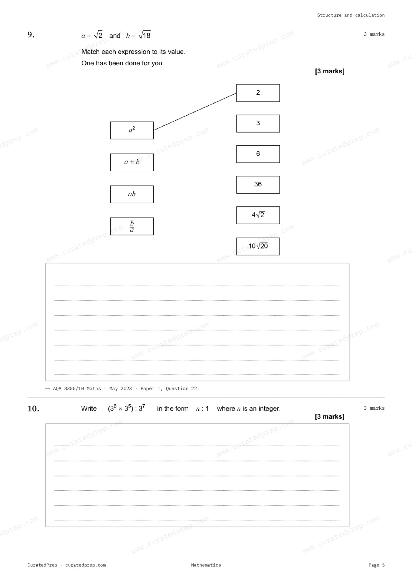 Worksheet, page 5