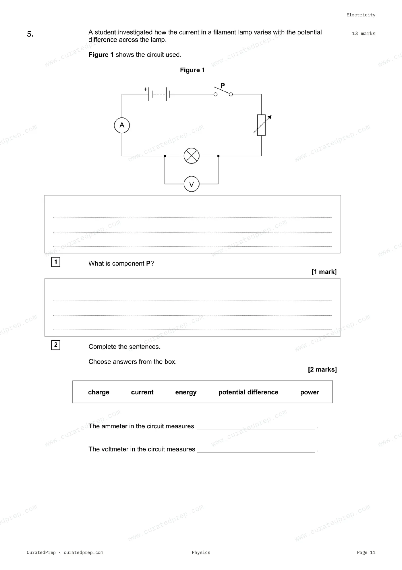 Worksheet, page 11