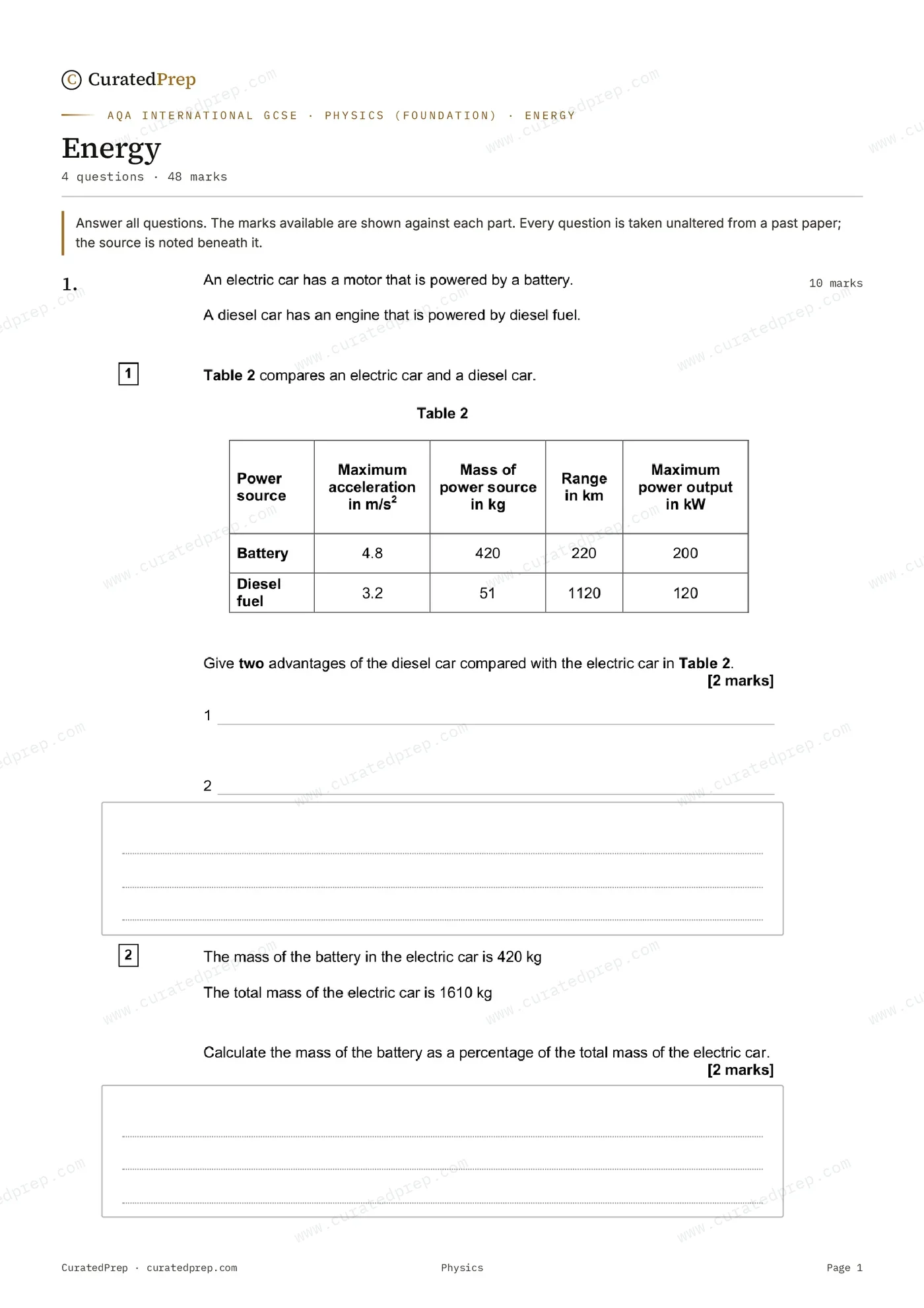Worksheet, page 1