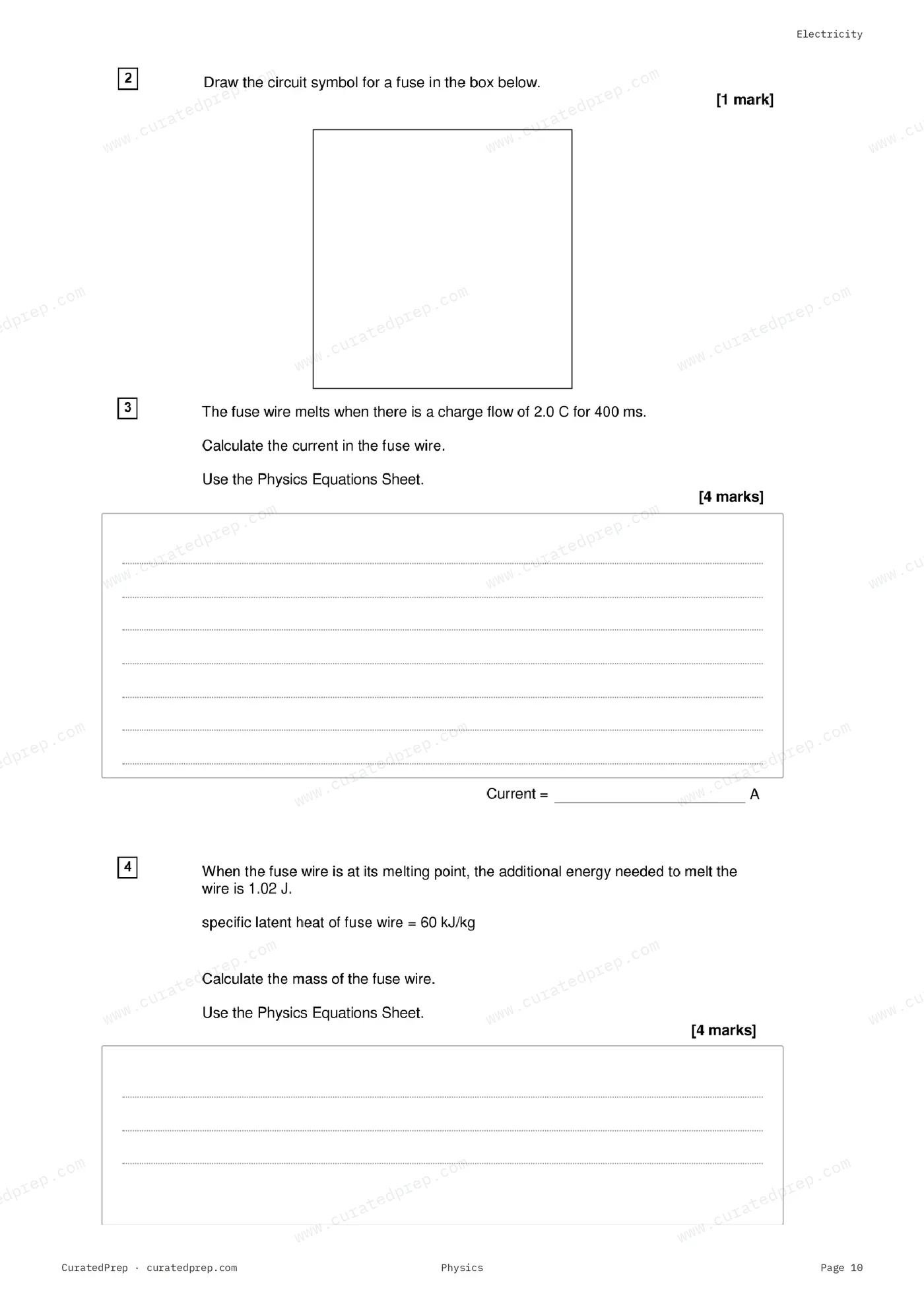 Worksheet, page 10