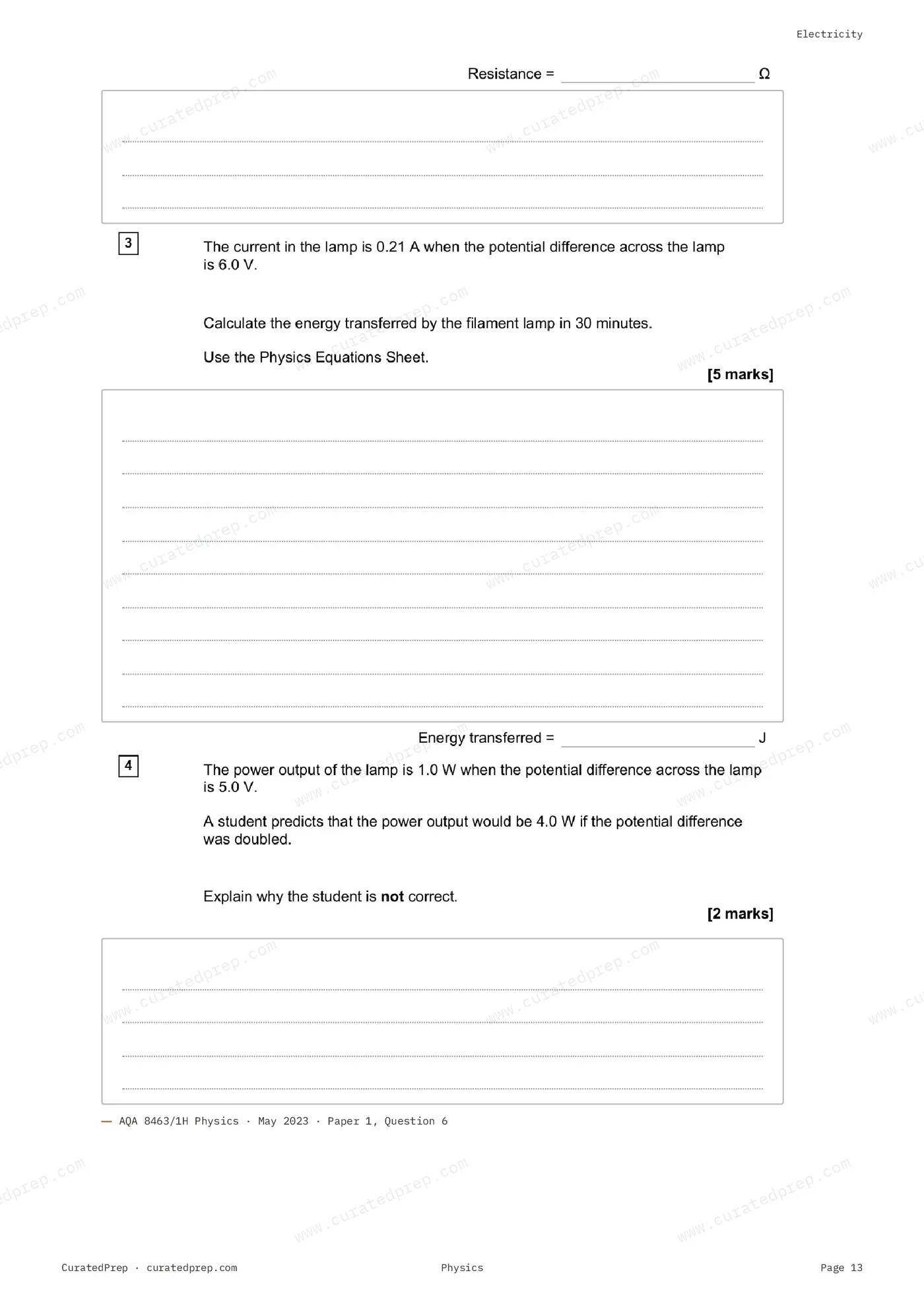 Worksheet, page 13