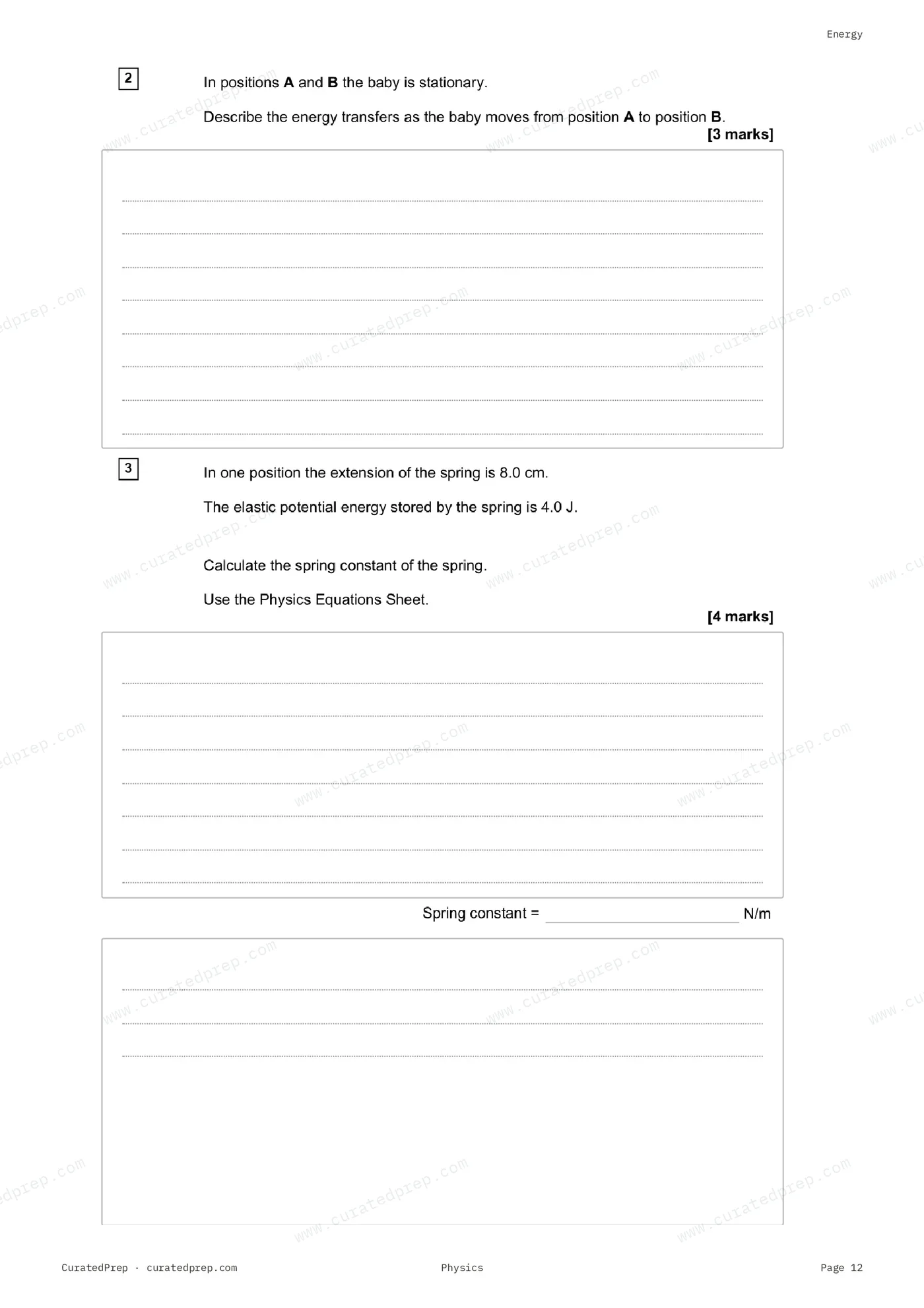 Worksheet, page 12